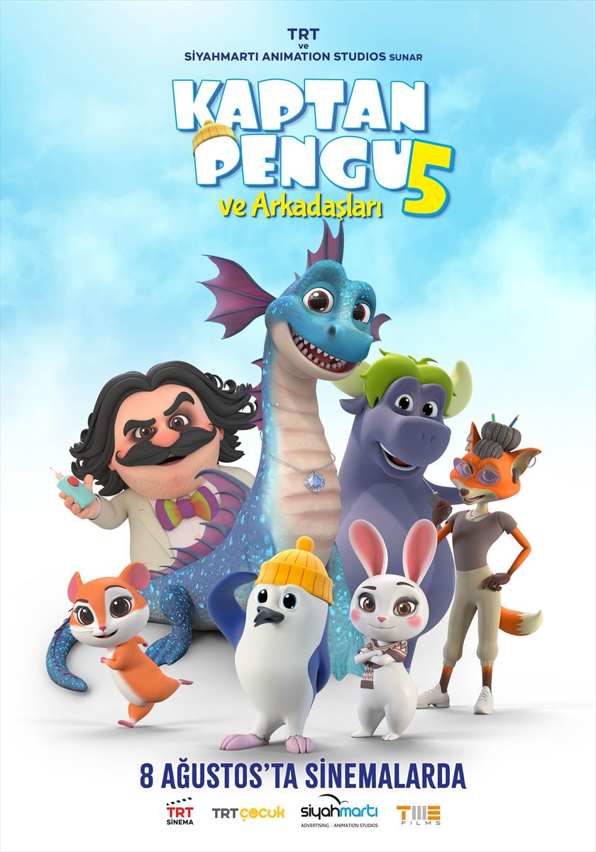 Kaptan Pengu ve Arkadaşları 5 film afişi